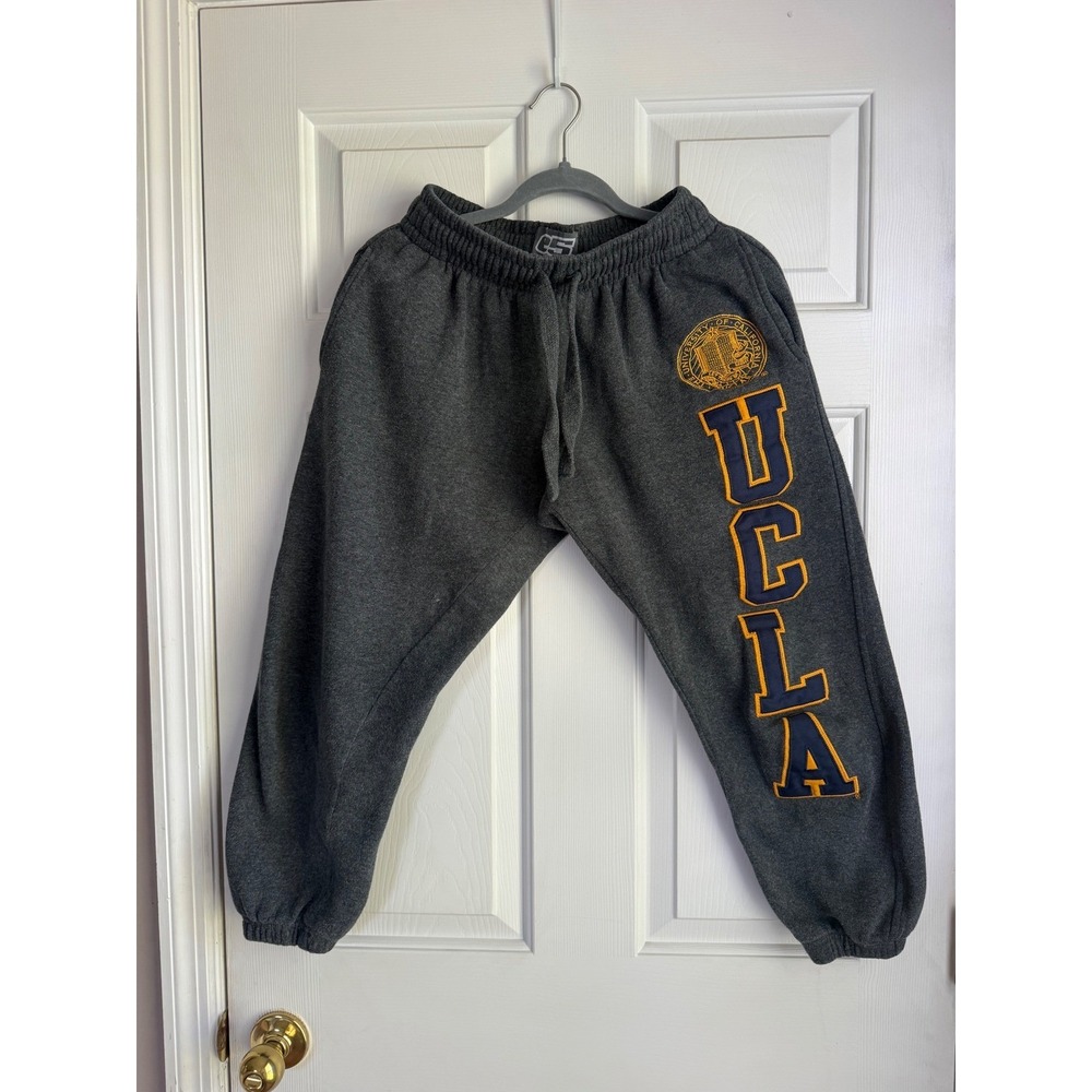 UCLA Bruins Kids Sweatpants Charcoal Grey Embroidered Logo XS